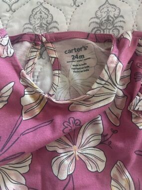 Carter's Magenta Floral Toddler Dress